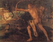 Albrecht Durer Hercules Kills the Stymphalic Birds painting
